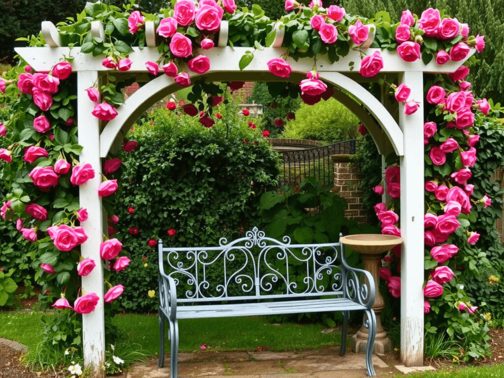 vintage garden decor