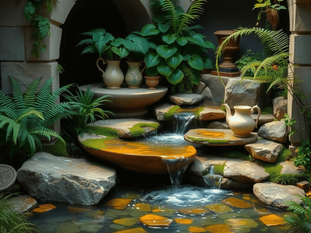 vintage garden decor