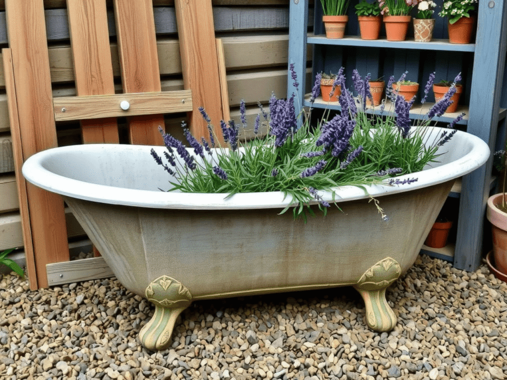 vintage garden decor