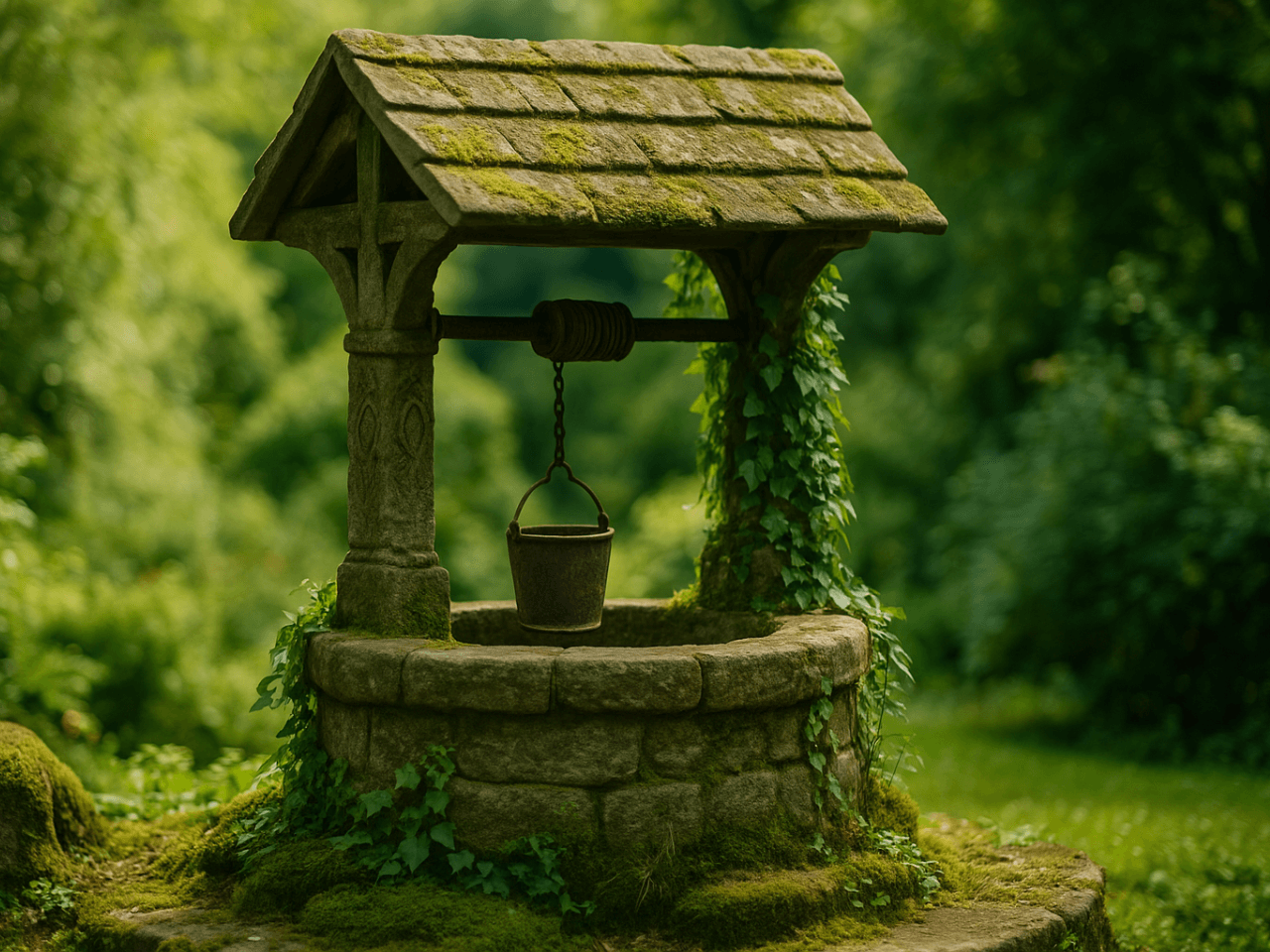 vintage garden decor