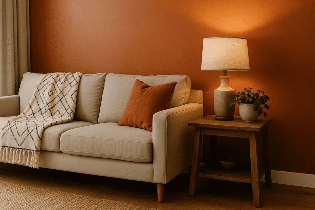 living room paint colors terracotta