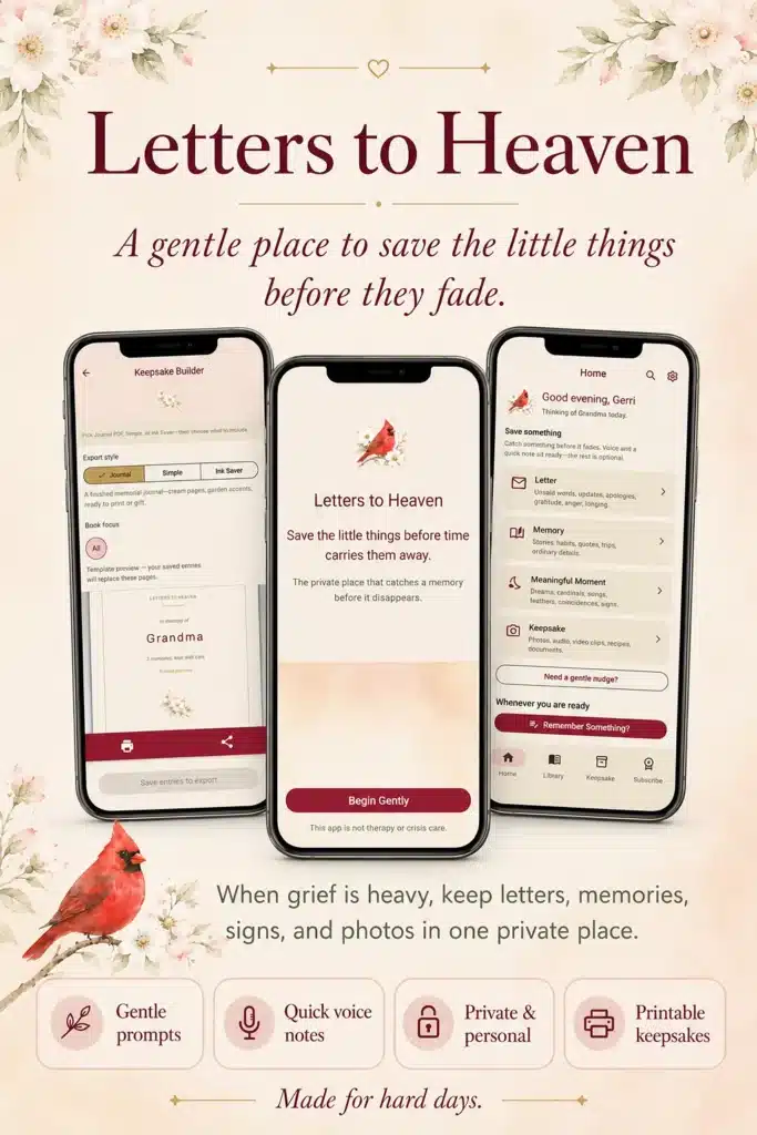 Letters to heaven app